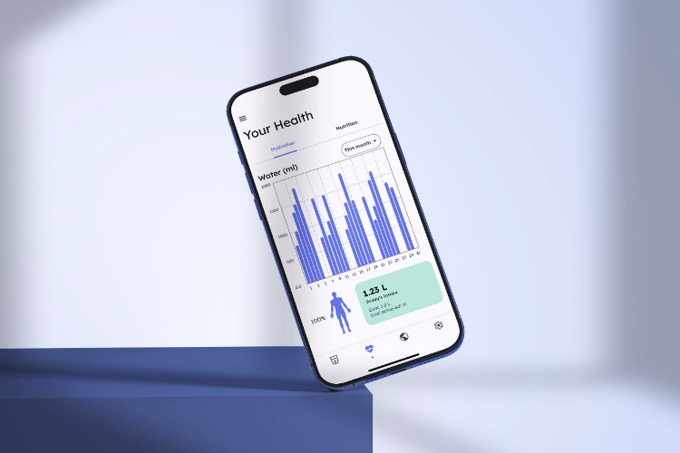 Track your everyday hydration with TopHealth application